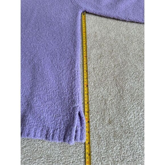 Hanna Andersson Wool Blend Turtleneck Sweater Purple Sz M - Picture 6 of 7